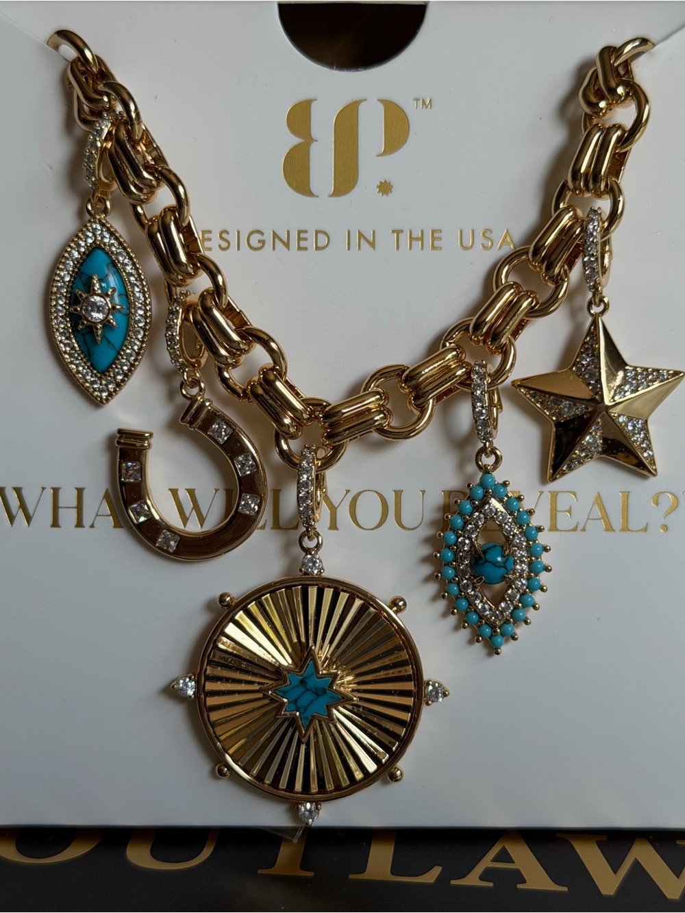 *NEW* 🦄LILLIANS LUXE OUTLAW NECKLACE🦄 by Bomb Party NK90540